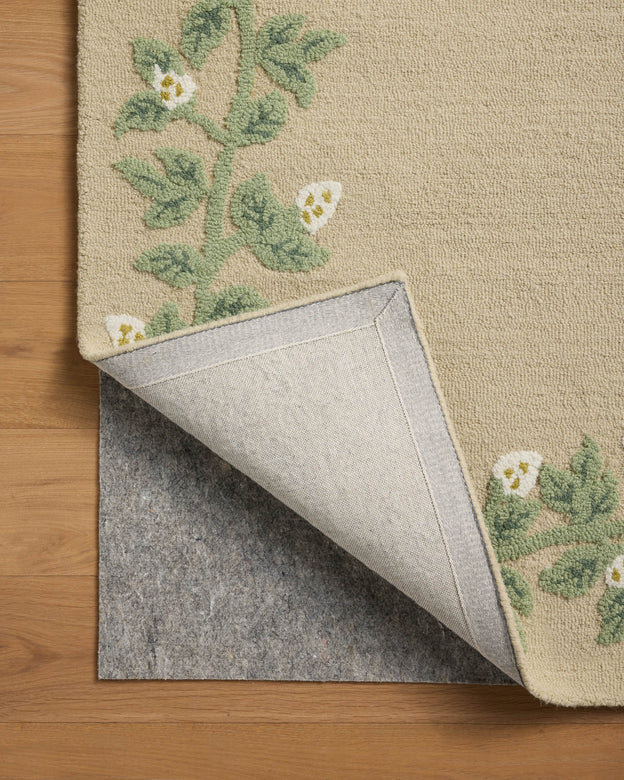 Highgrove Garland Rug (in Blue or Cream)