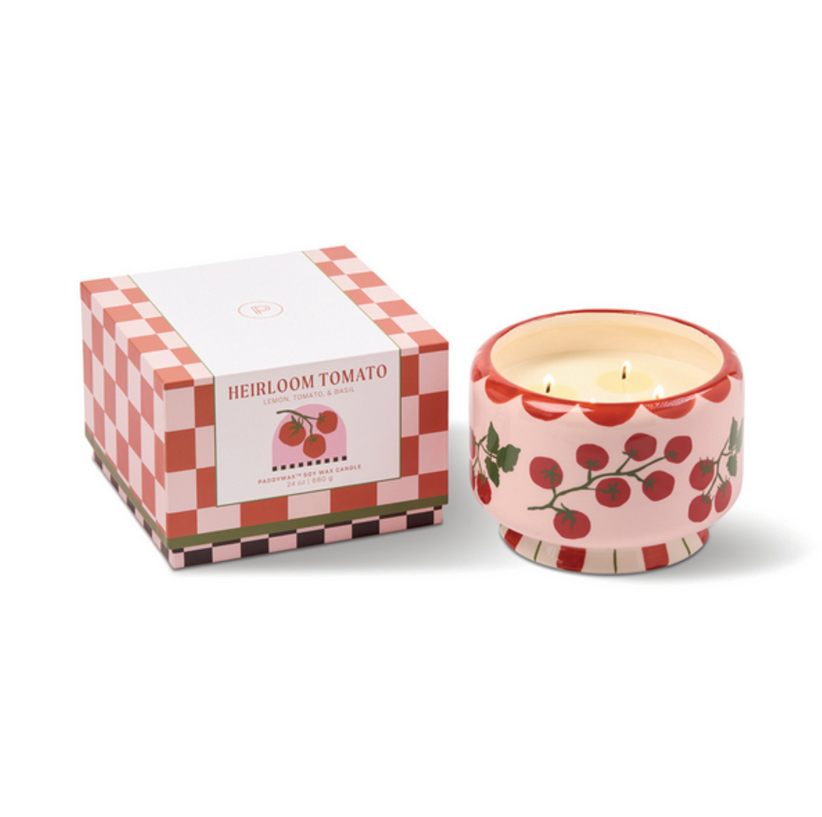 Tomato Vine Candle Heirloom Tomato - 24 oz. 4 Wick