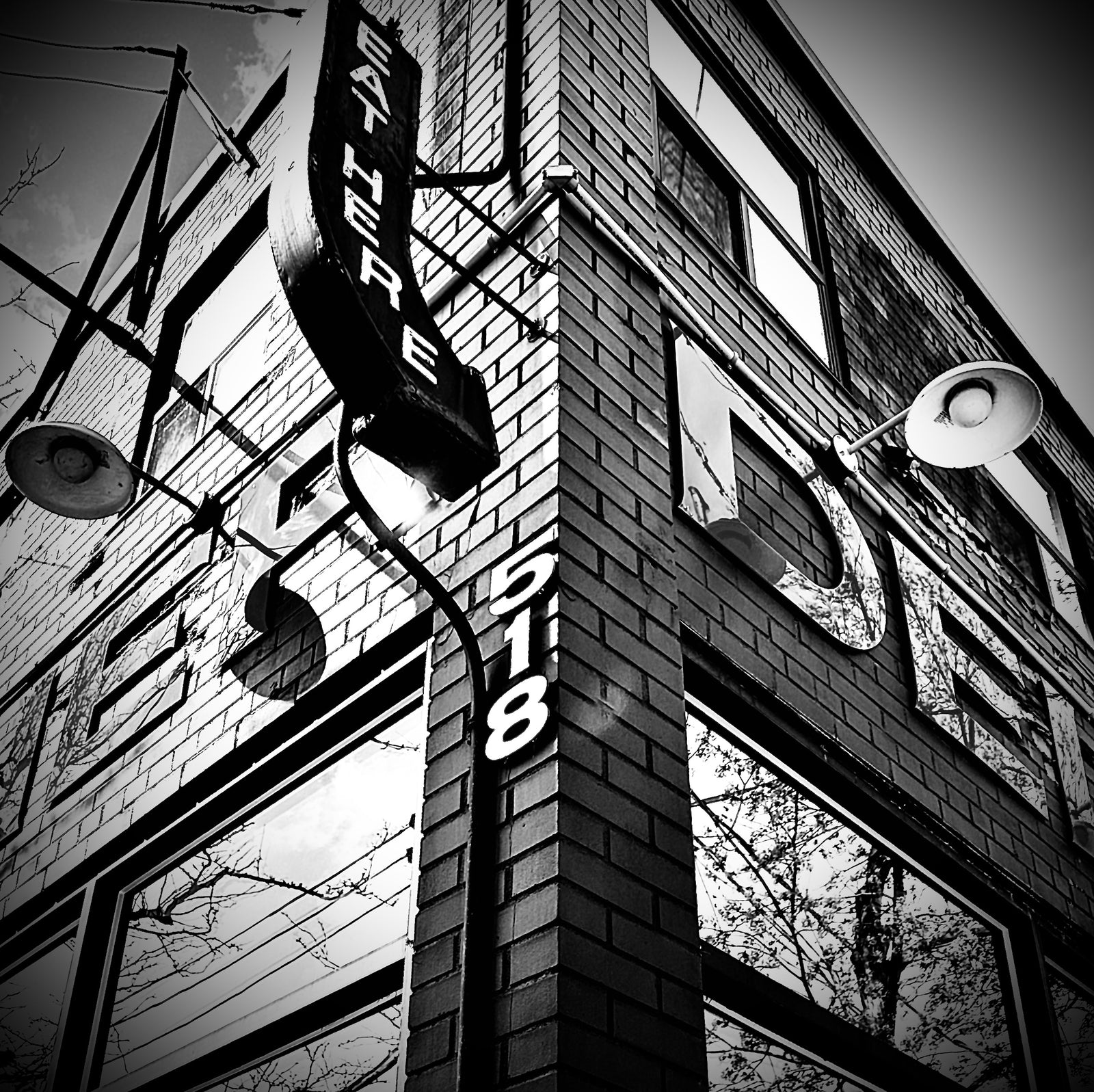 Eat Here- Ceramic Coaster