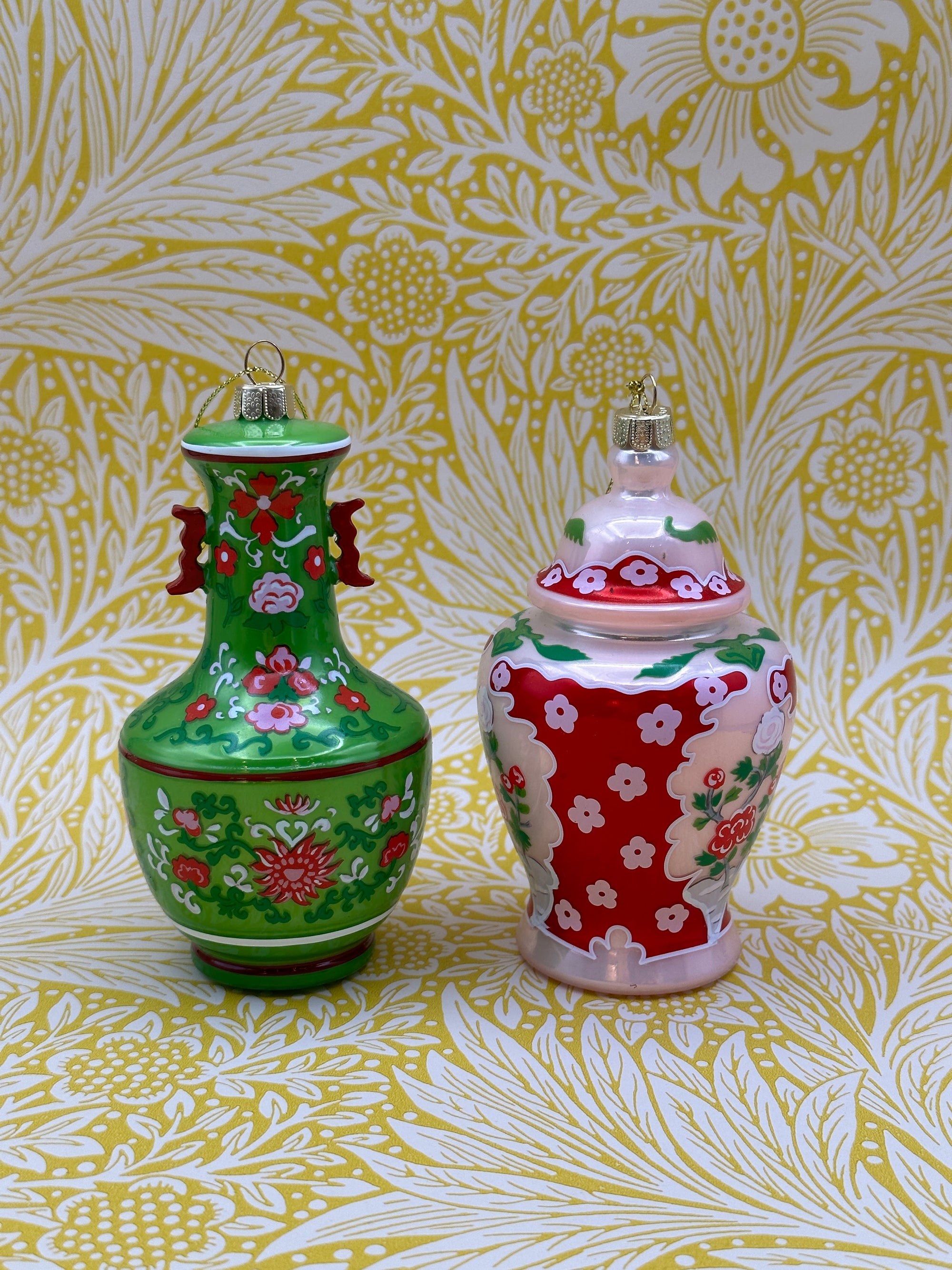 Chinoiserie Jar Ornament (2 styles)
