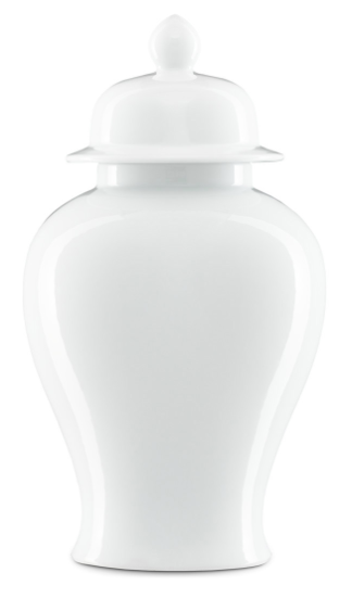 White Ginger Jar