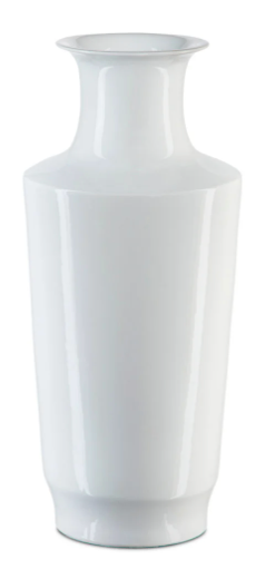 White Modern Shoulder Vase