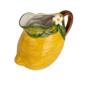 Stoneware Lemon Pitcher