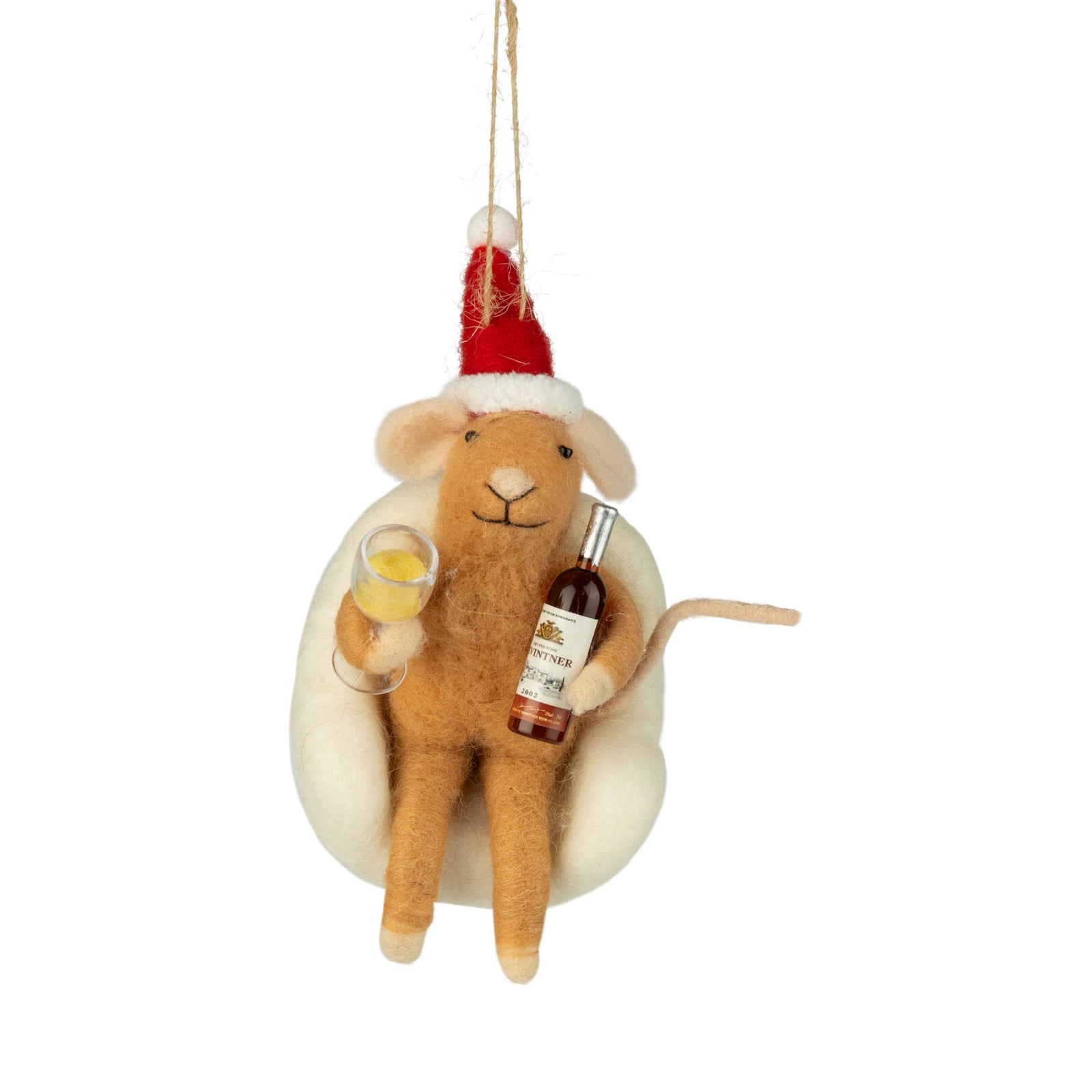 Chillin' Mouse Ornament