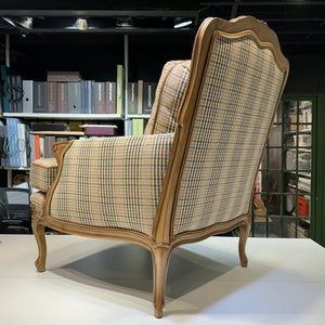 Plaid Bergère Chair