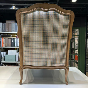 Plaid Bergère Chair