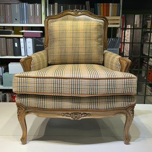 Plaid Bergère Chair