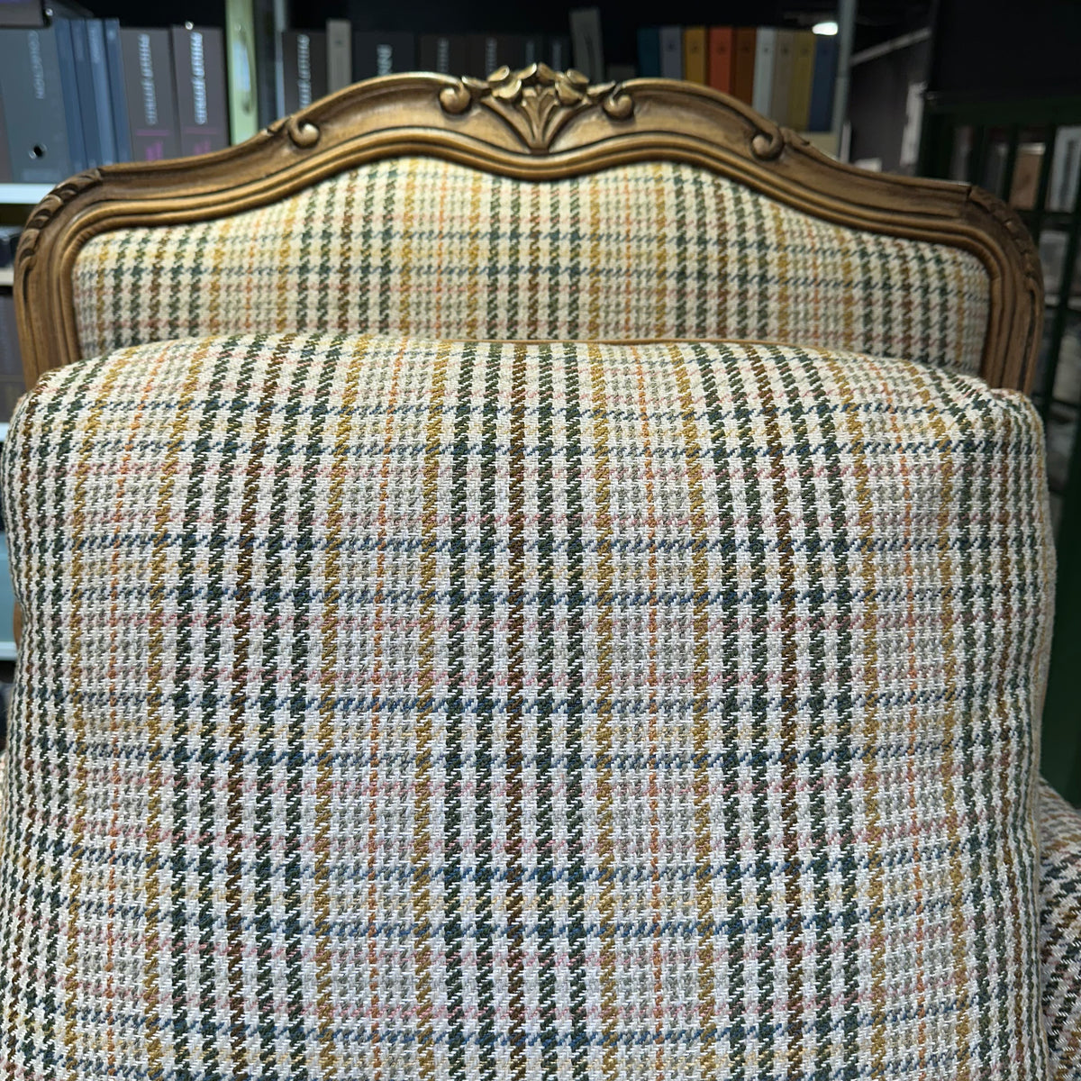 Plaid Bergère Chair