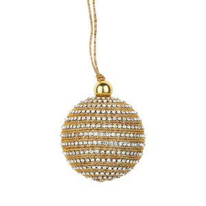 Gold Disco Ornament