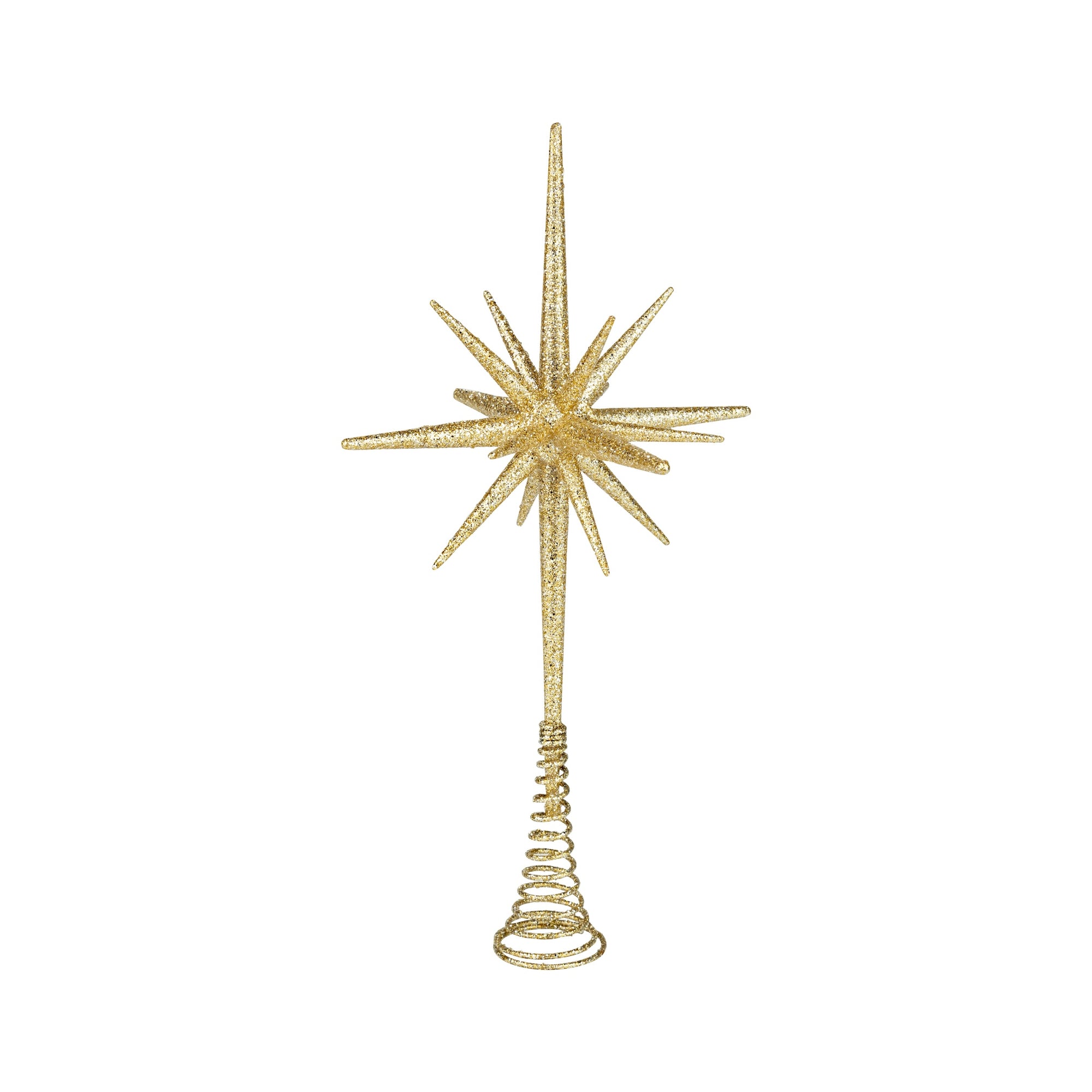 Gold Glitter Star Tree Topper