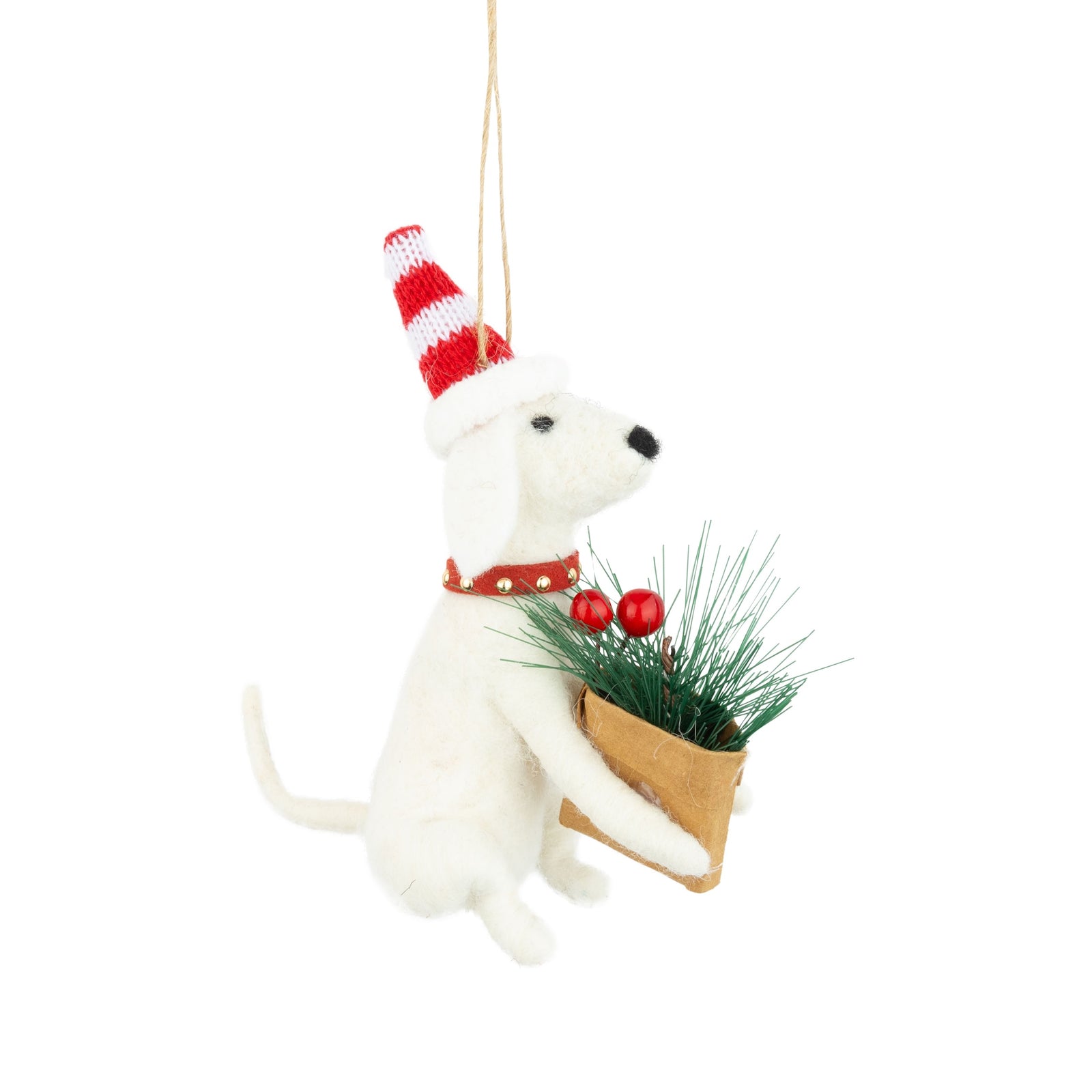Spruce Dog Ornament