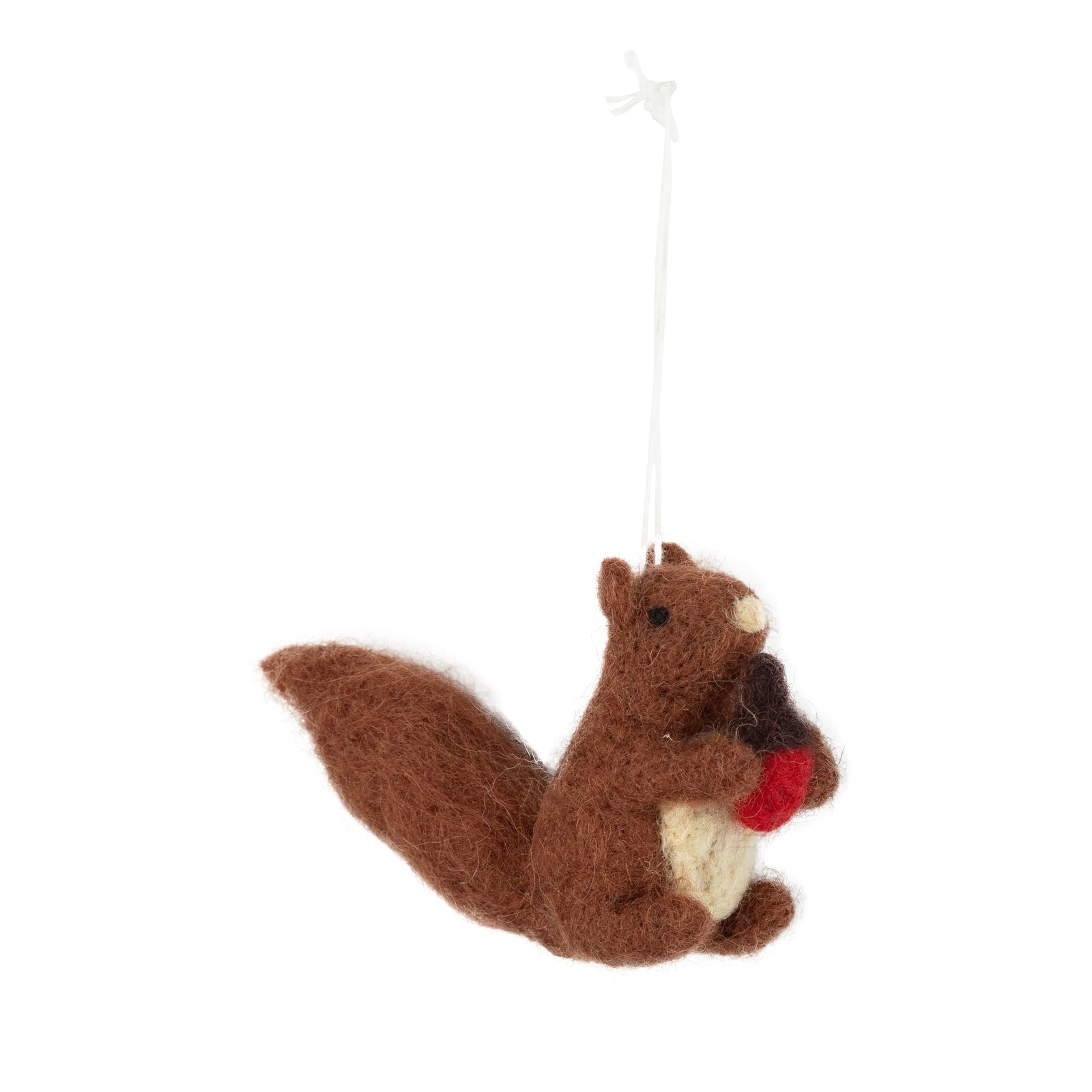 Felt Squirrel Ornament