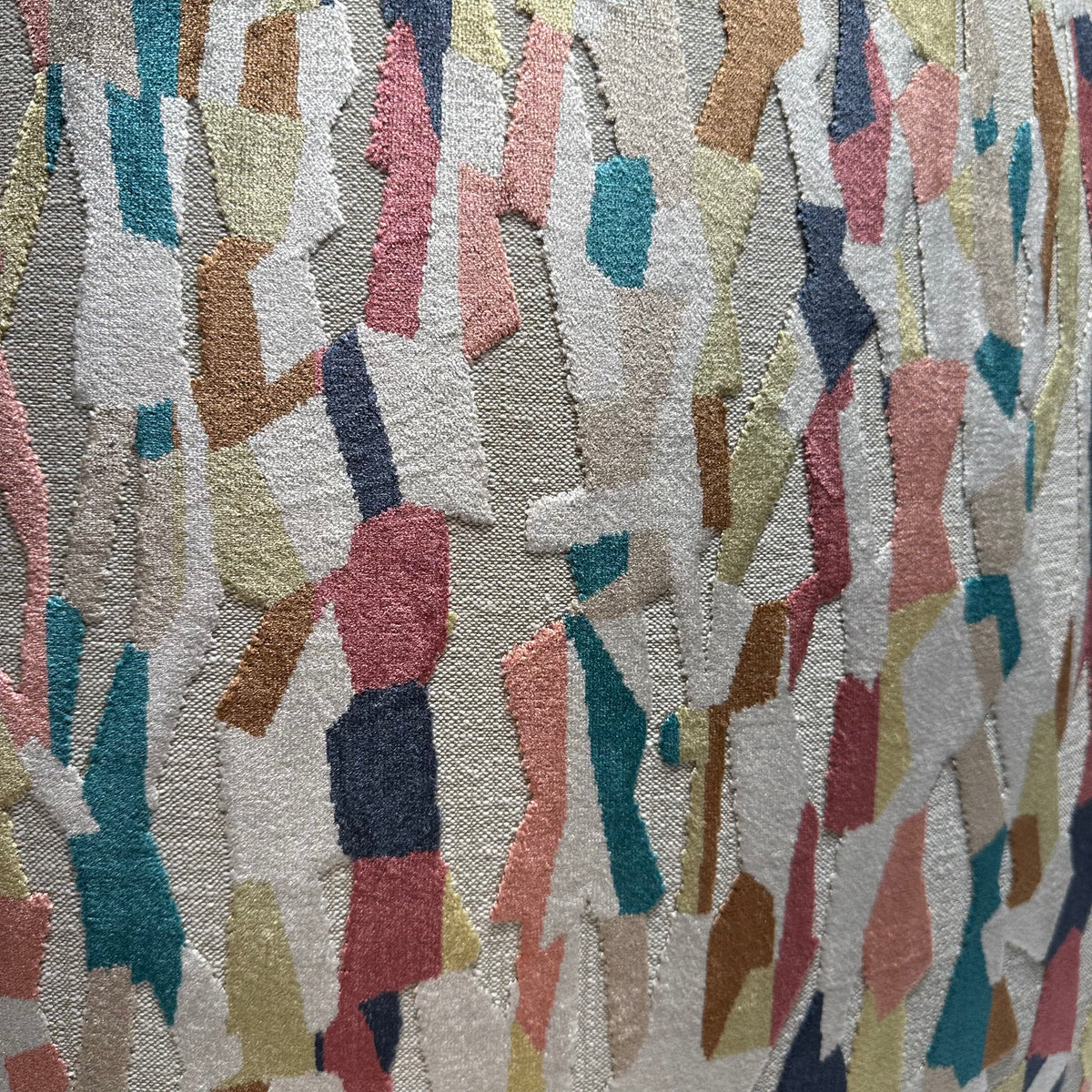 Tofino in Chevron Tweed with Cut Velvet