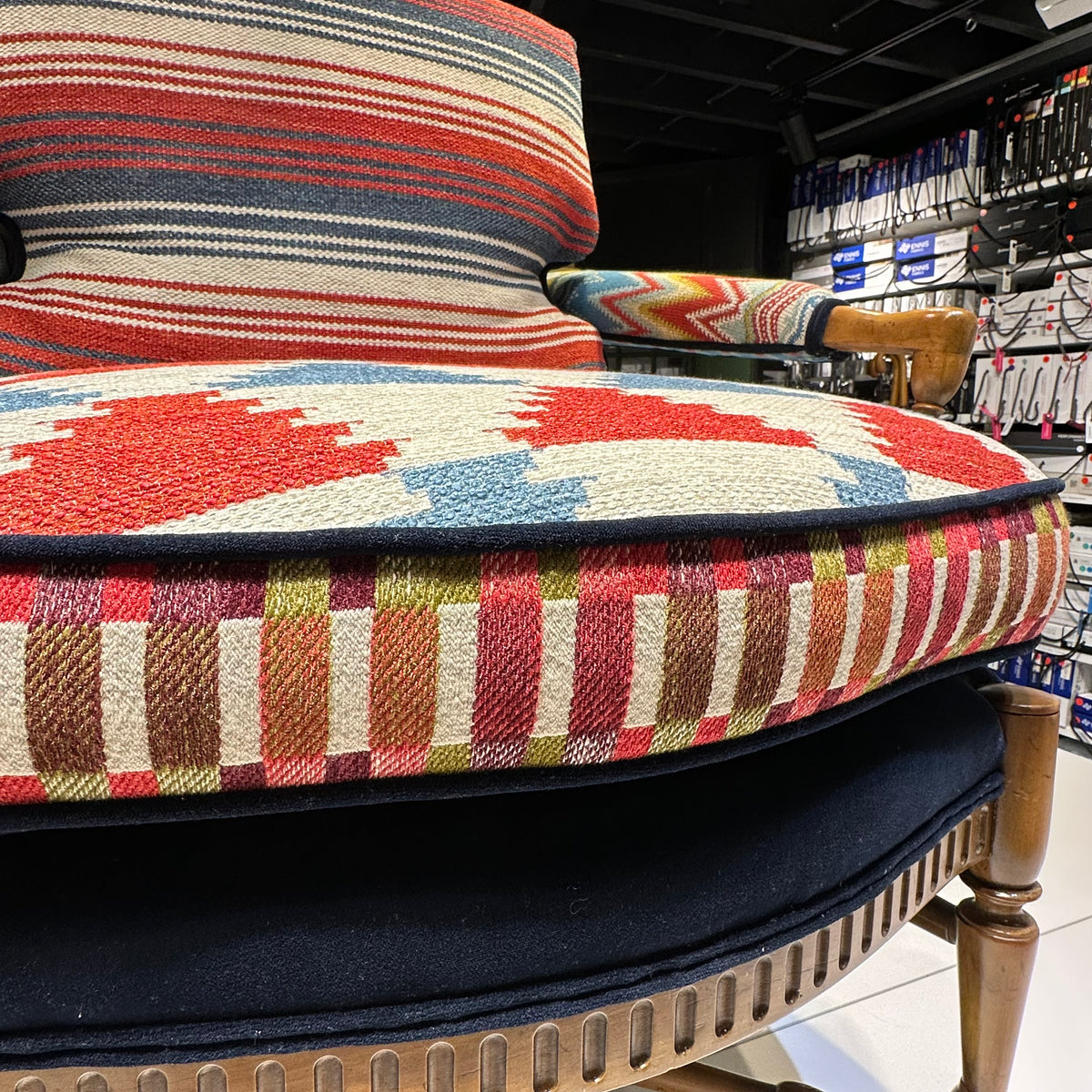 Two-Of-A-Kind Chair & Ottoman Set