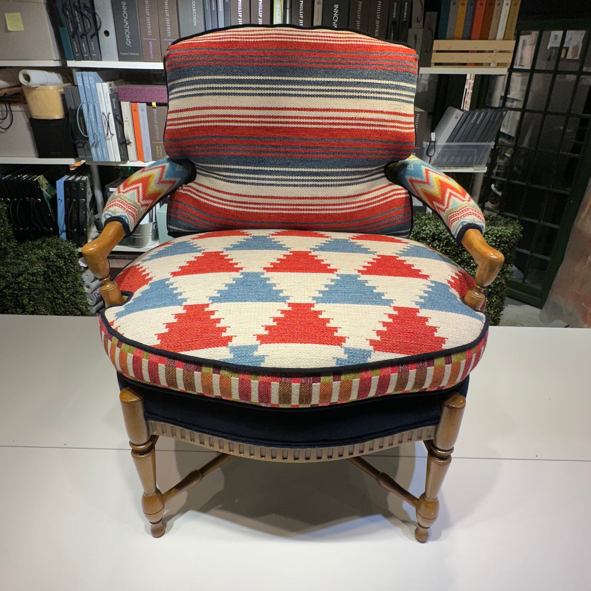 Two-Of-A-Kind Chair & Ottoman Set