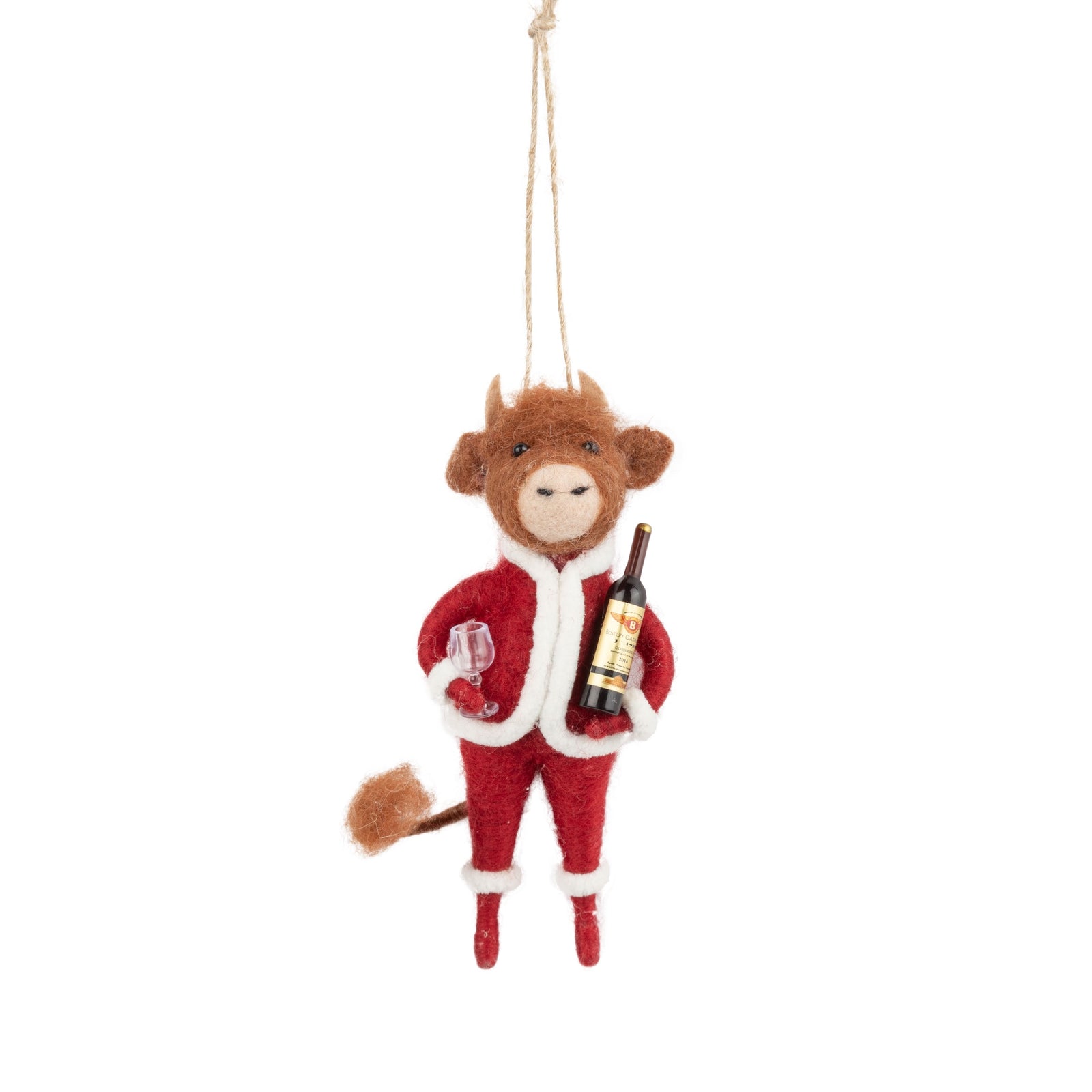 Wine Bull Ornament