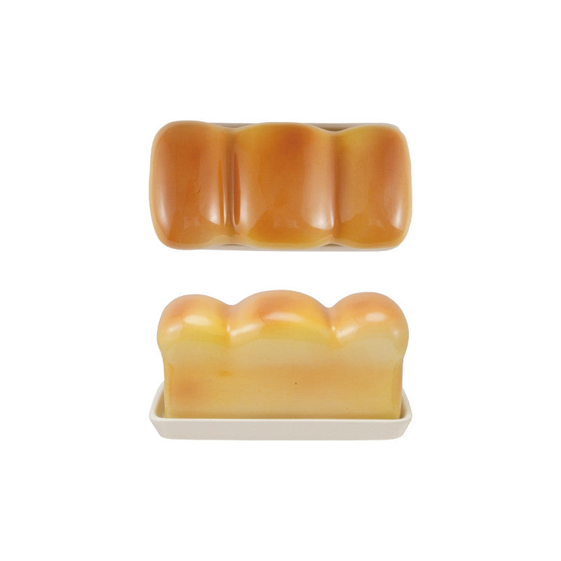 Bread Loaf Butter Dish