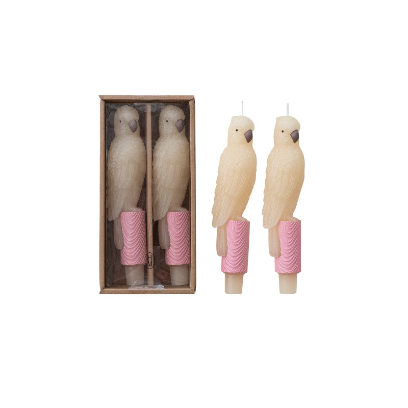 Cockatoo Shaped Taper Candle