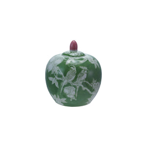 Ginger Jar with Green Lid