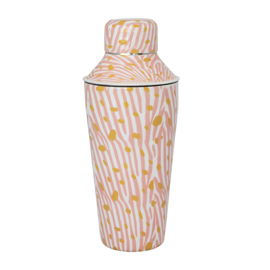 Zebra Print Cocktail Shaker