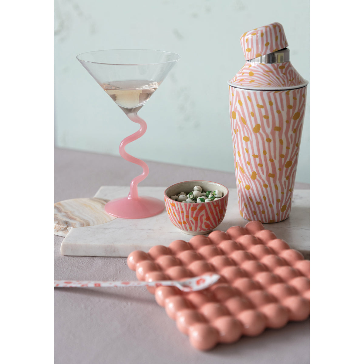 Zebra Print Cocktail Shaker