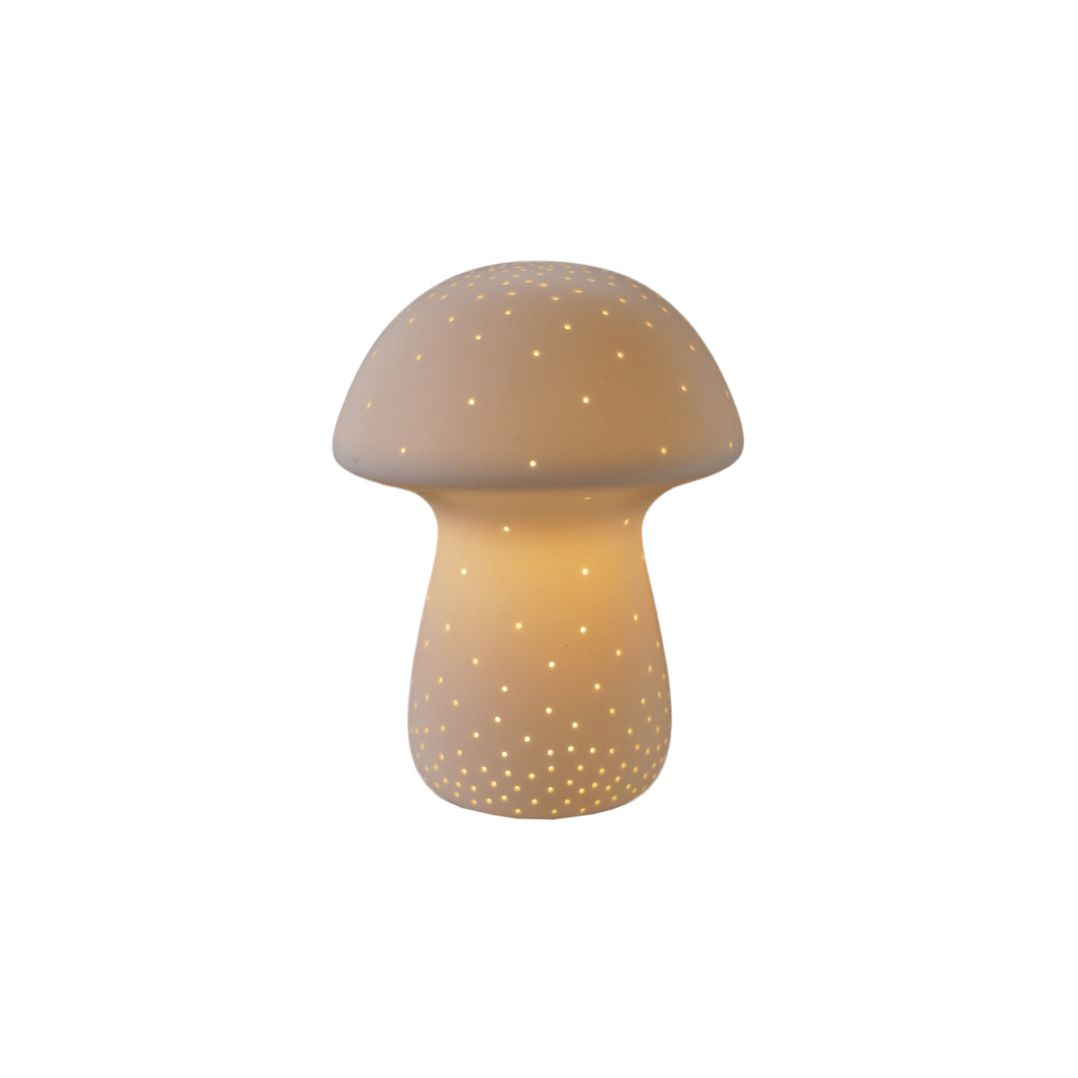 Stoneware Mushroom Lamp