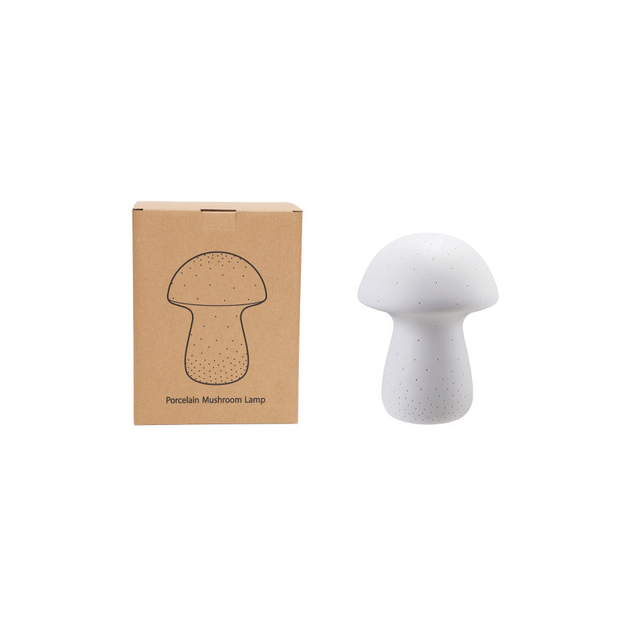 Stoneware Mushroom Lamp