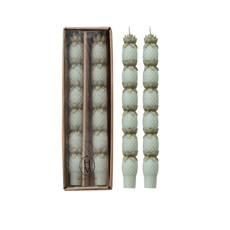 Pineapple Stack Taper Candle