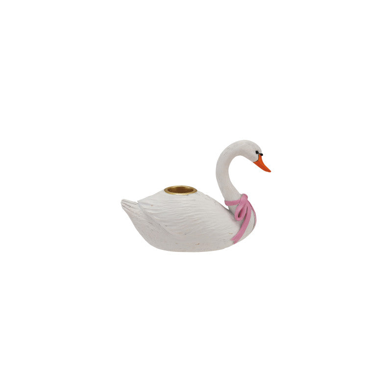 Swan Taper Candle Holder