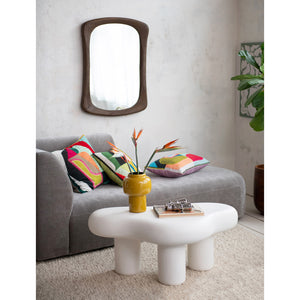 Abstract Embroidered Pillow