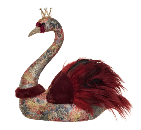 Glitter Swan w/ Crown