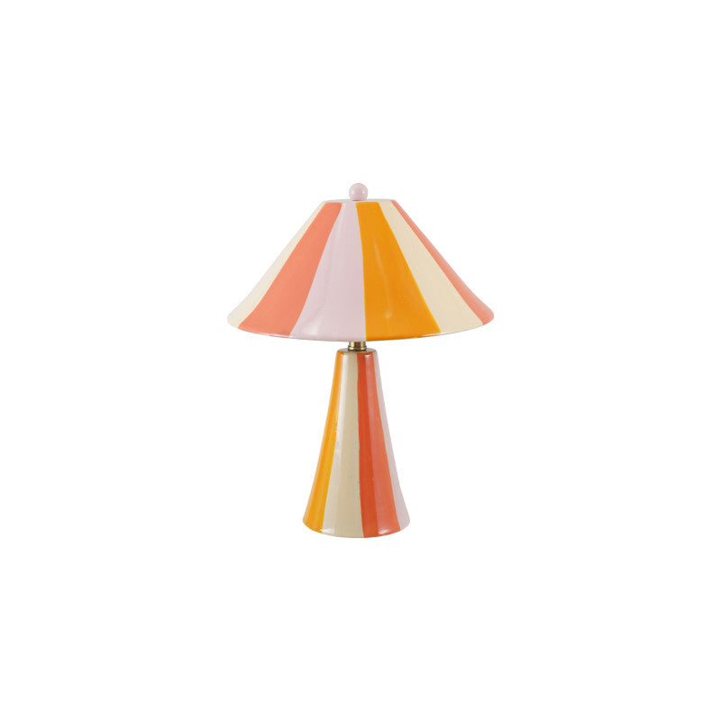 Ceramic Striped Lamp