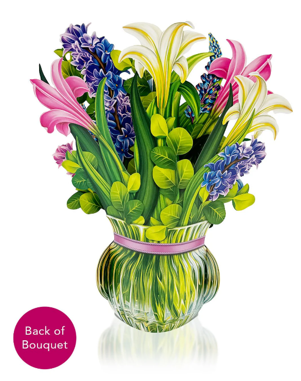 Lillies and Lupines Pop-Up Bouquet