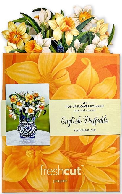 Mini English Daffodils Pop-Up Bouquet