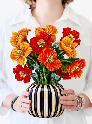 French Poppy Blossom Pop-Up Bouquet