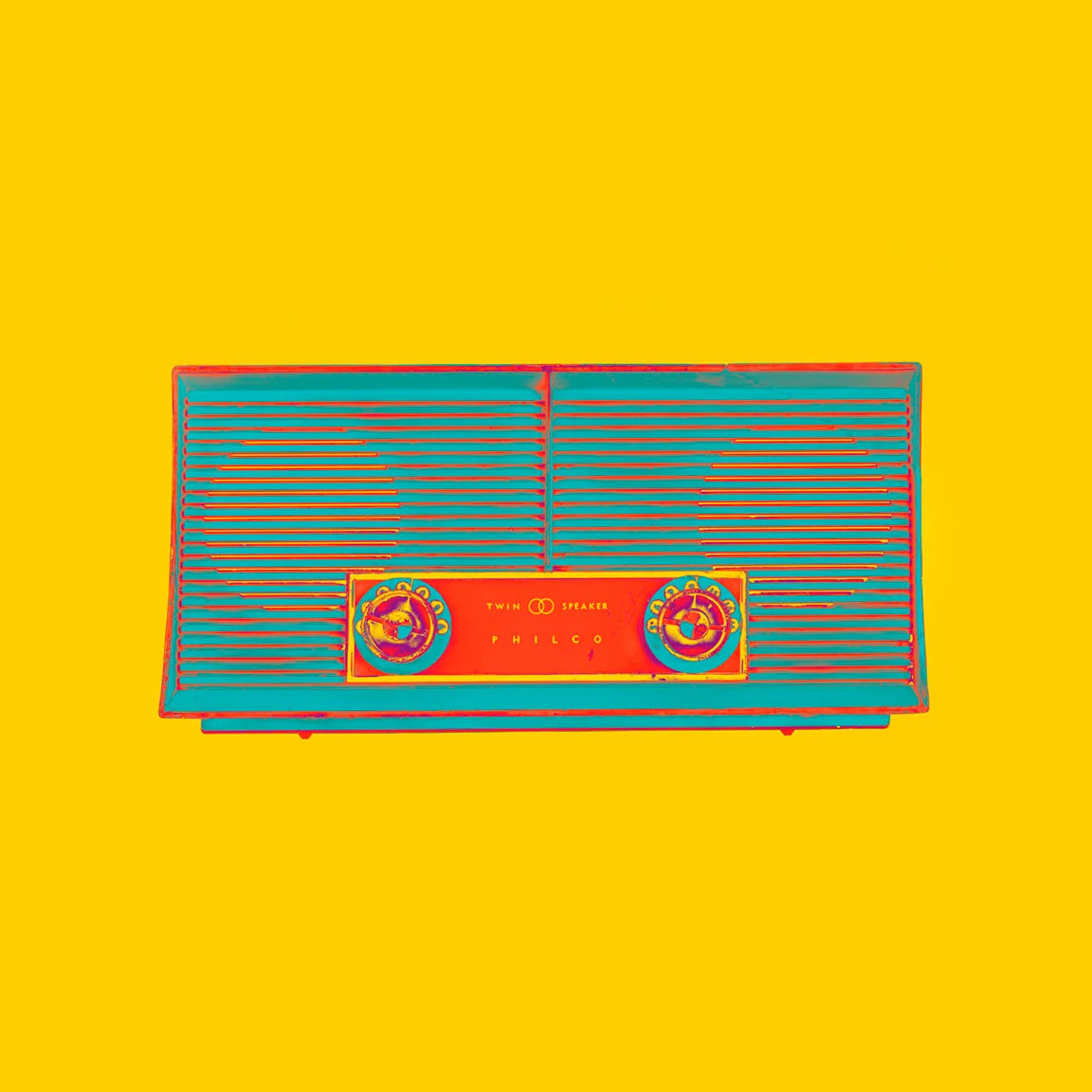 Philco Twin Radio Art