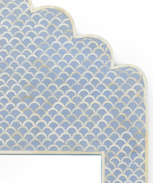 Wood Bone Inlay Mirror