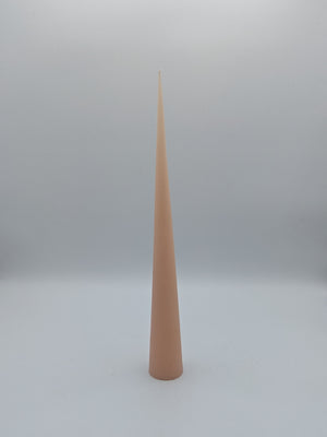 Cone Beeswax Flat-Bottom Candles
