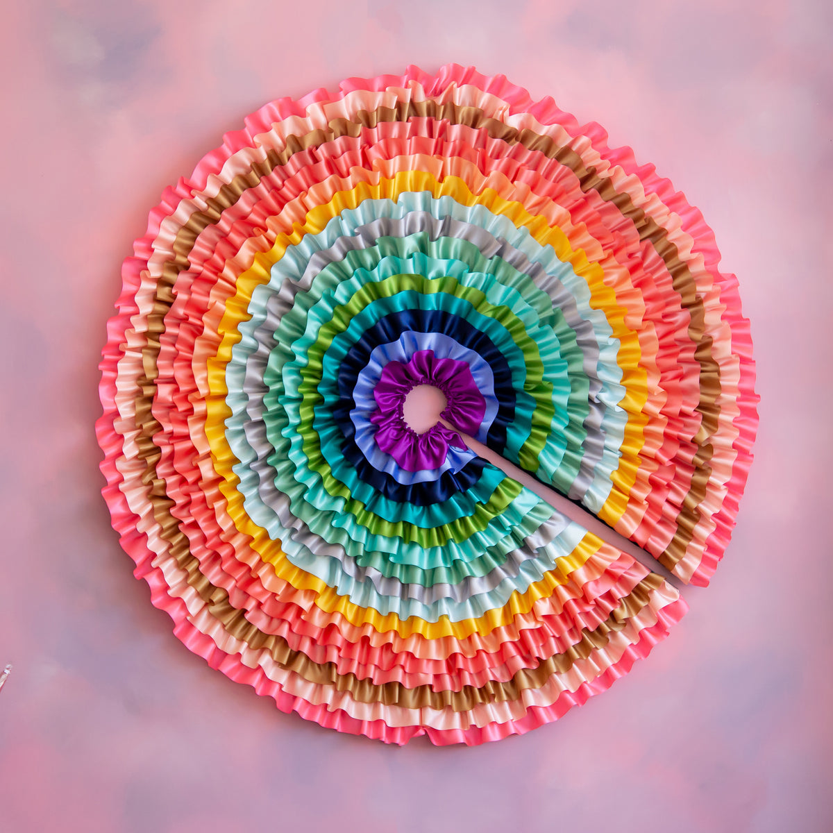 Rows of Ruffles Tree Skirt