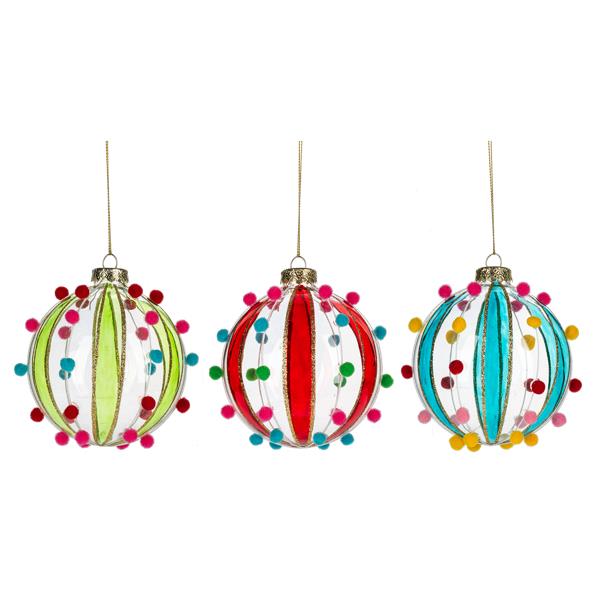 Pom Pom Ball Ornament