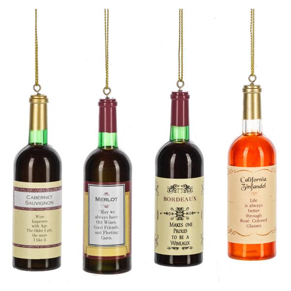 Wine Bottle Ornament