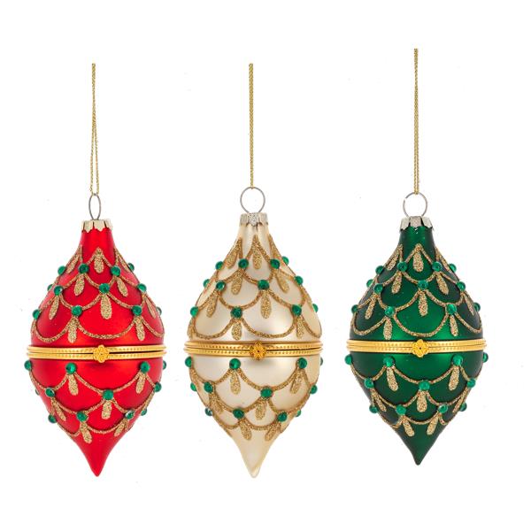 Hinge Ornament Teardrop