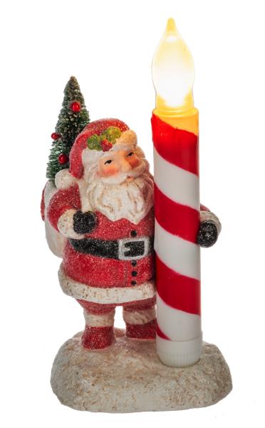 Santa with a Candle