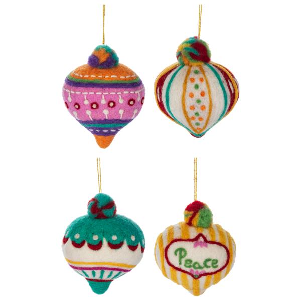 Felt Finial Ornament