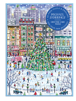 Michael Storrings Christmas in the City Greeting Card Puzzle