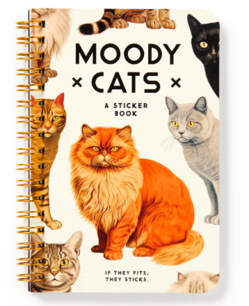 Moody Cats Sticker Book