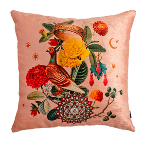 Rama Pigeon - Muzaluci Velvet Pillow