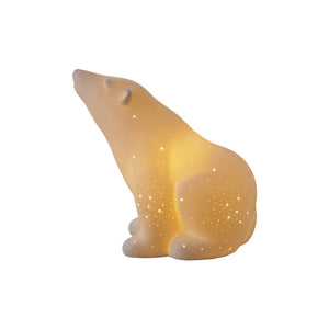 Stoneware Polar Bear Lamp