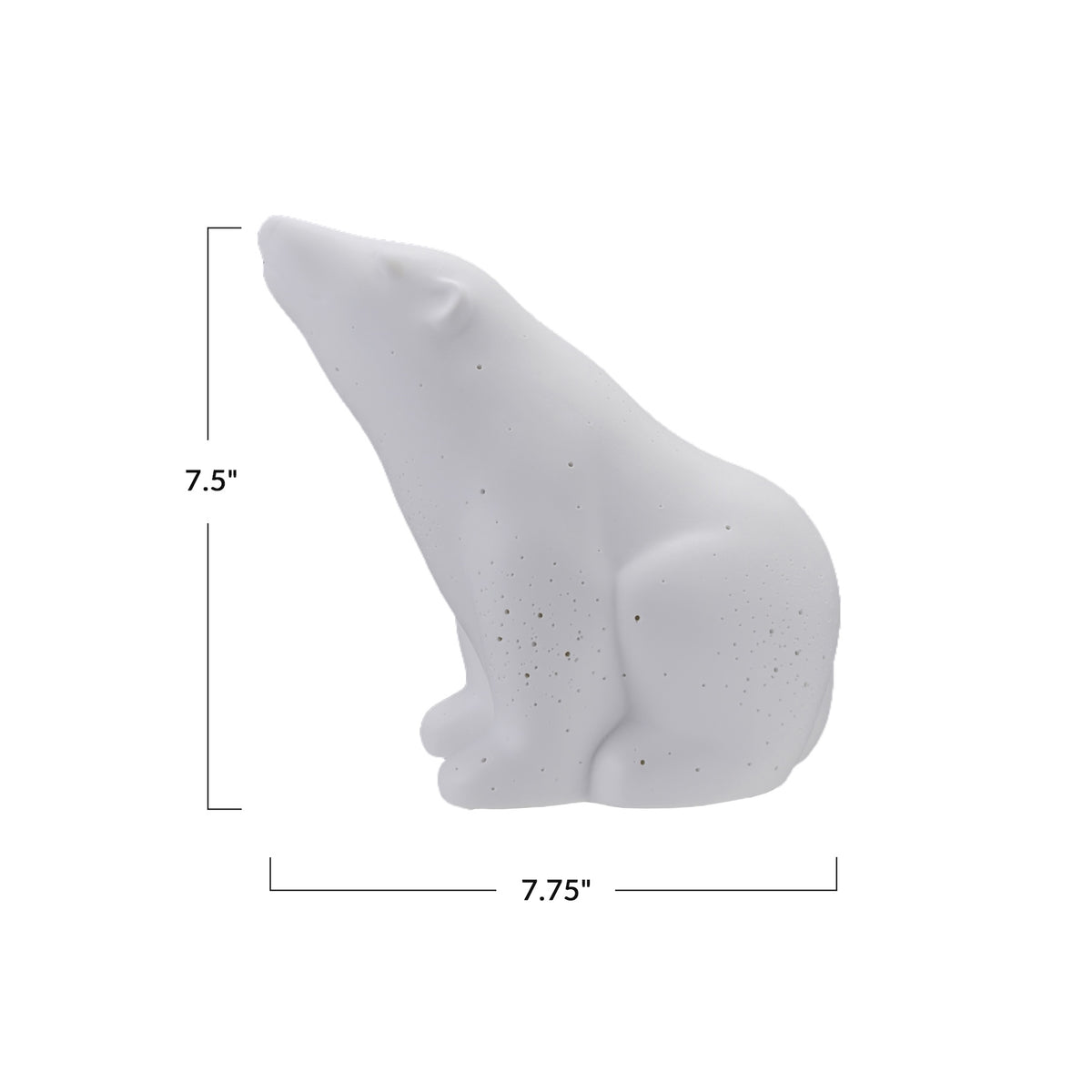 Stoneware Polar Bear Lamp