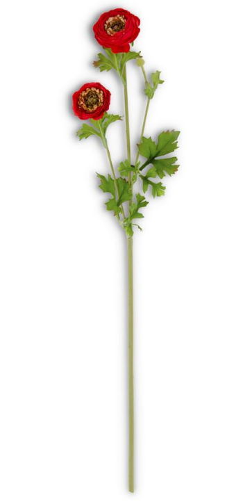 red ranunculus artificial flower